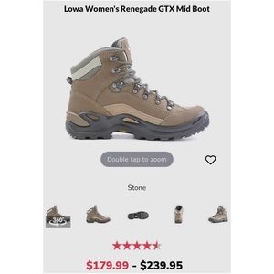 Lowa Renegade Gortex mid boot - ladies 11